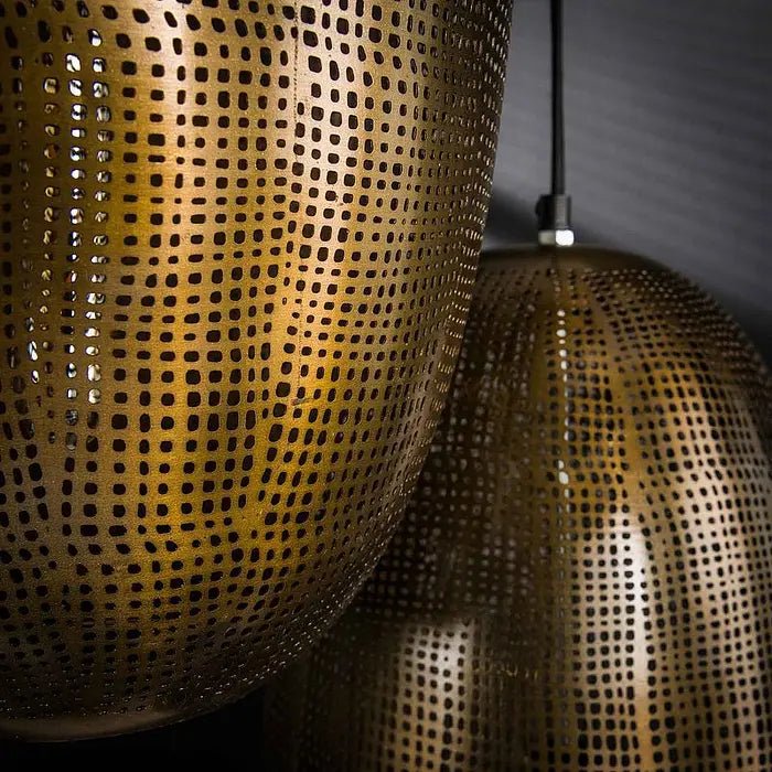 Hängelampe Höhenverstellbar Ø25 cm aus Metall in Bronze-Antik – Ideal für Esstisch und LED-Leuchtmittel 2