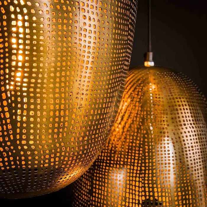 Hängelampe Höhenverstellbar Ø25 cm aus Metall in Bronze-Antik – Ideal für Esstisch und LED-Leuchtmittel 3
