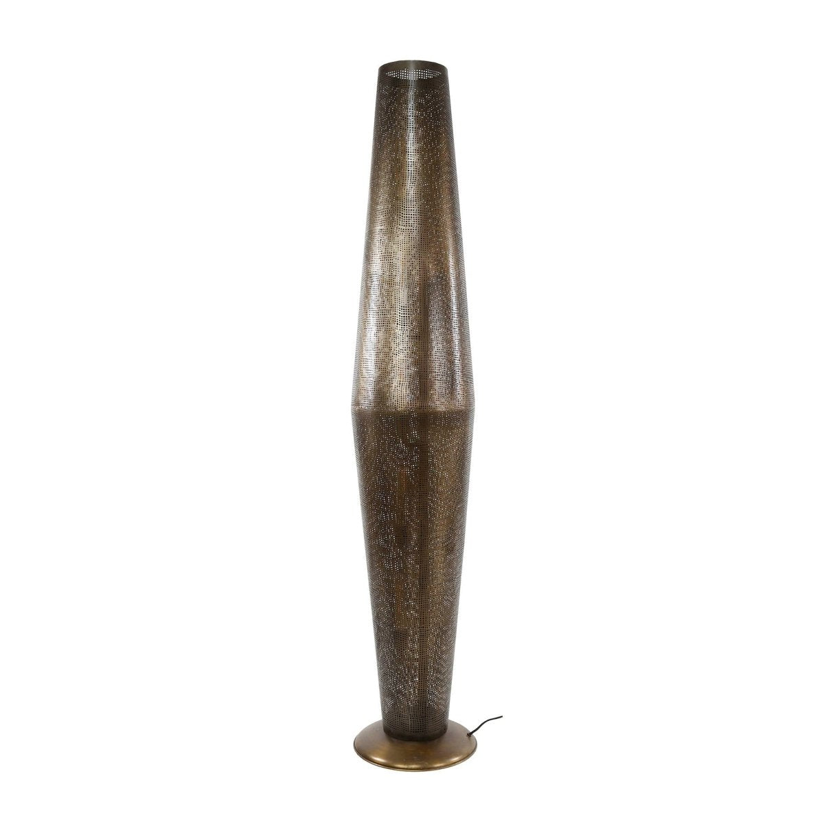 Runde Stehleuchte 180 cm aus Metall in Bronze – Futuristisches Design mit 5 Lichtquellen für stilvolle Beleuchtung 4