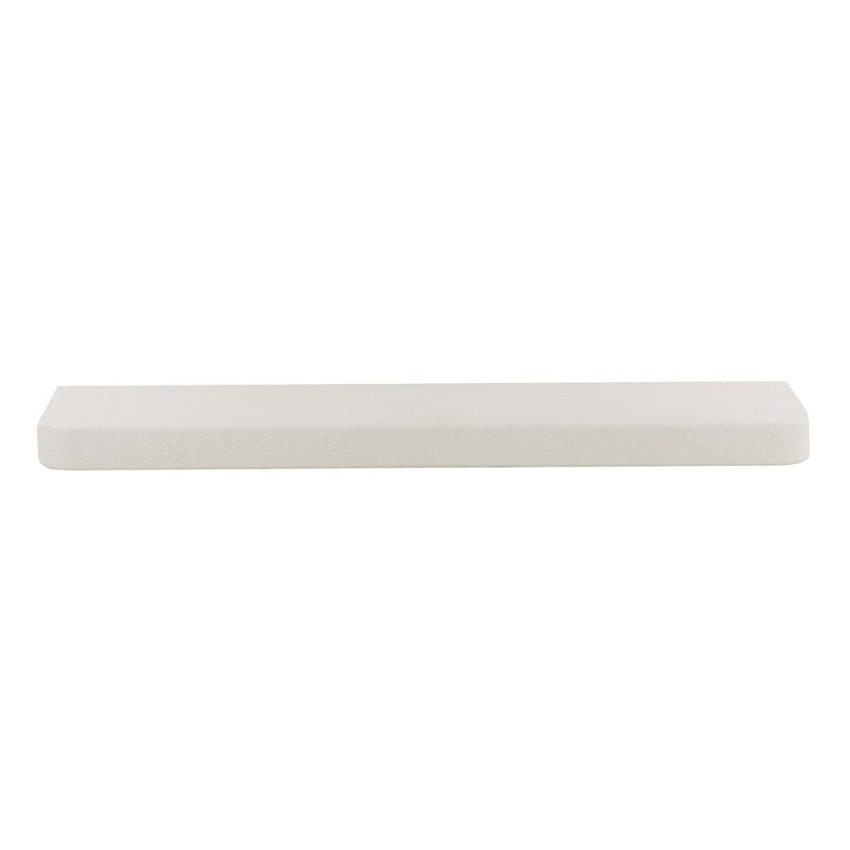 Wandregal Weiß 150 cm mit Steinoberfläche – Modernes Regalsystem für Wohnzimmer, Schlafzimmer und Büro 1