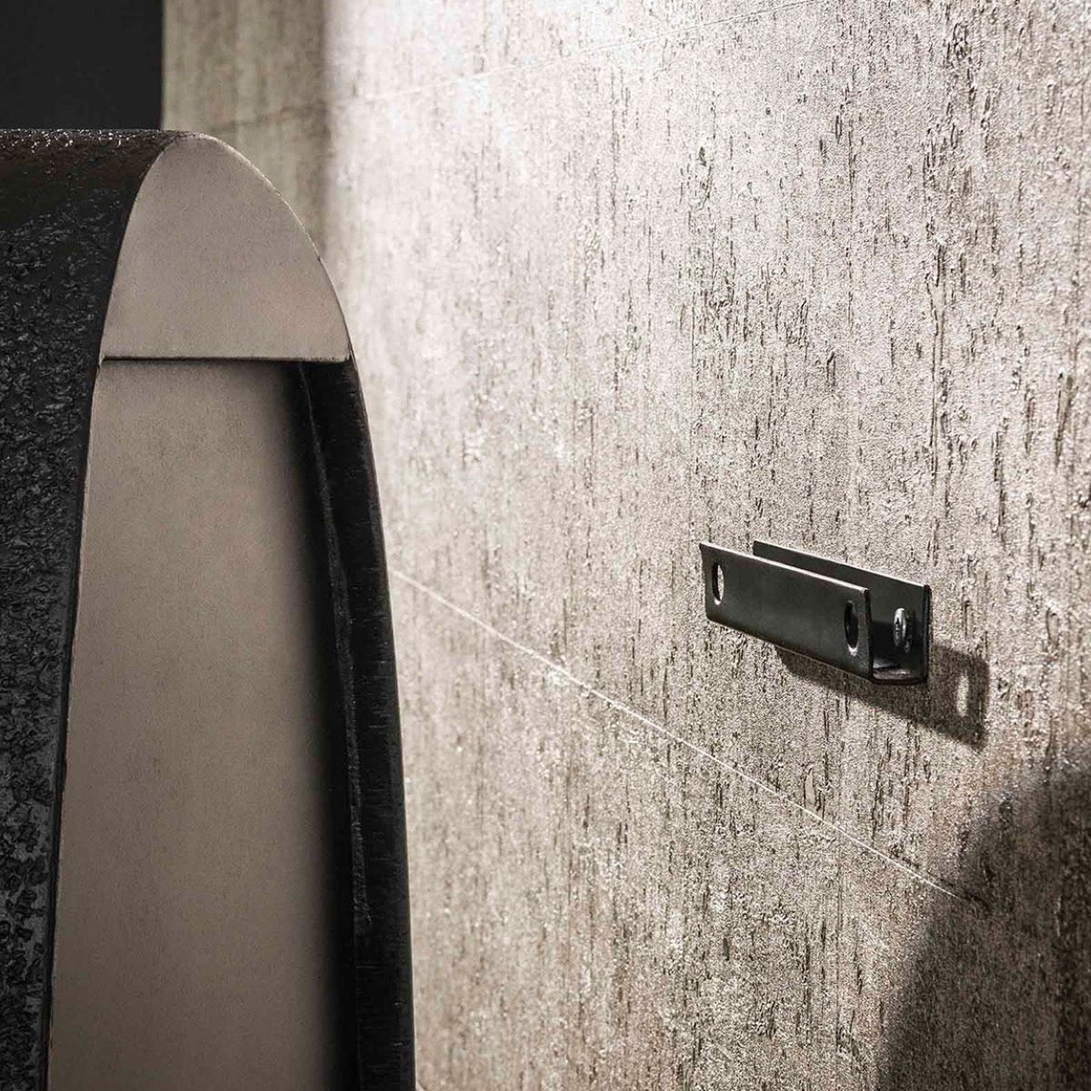 Wandregal aus flüssigem Metall Grau 44 x 21 x 48 cm – Modernes Regal zum Kombinieren für jeden Raum 1
