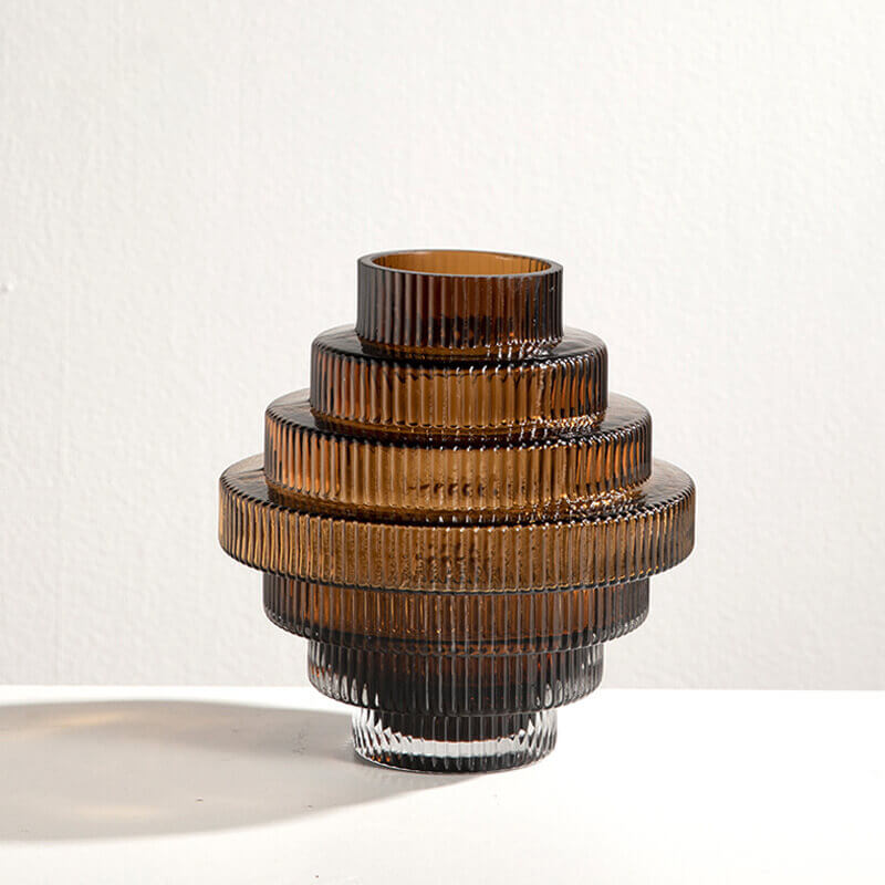 Amberglas Vase Lina