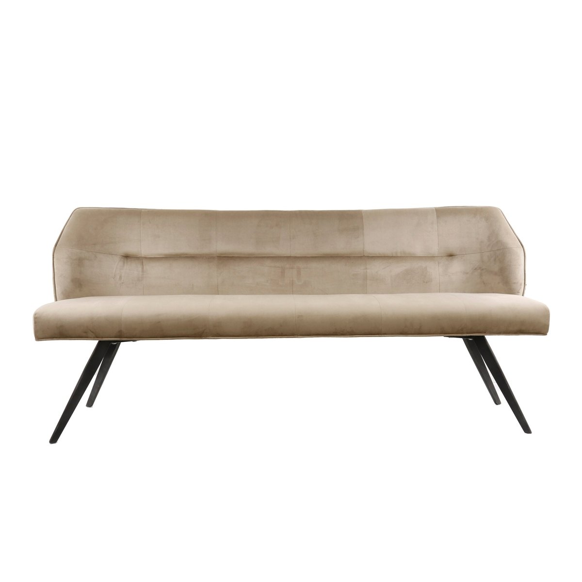 Esszimmersofa aus Samt mit Steppnähten – Hoher Sitzkomfort für stilvolle Esszimmer 2