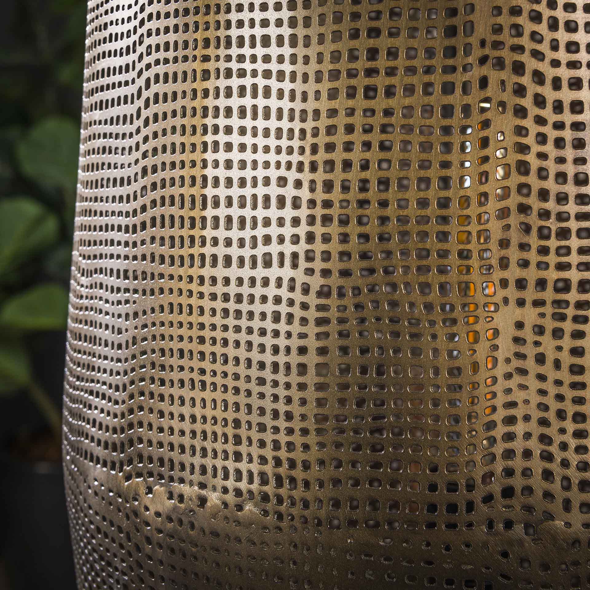Runde Stehleuchte 180 cm aus Metall in Bronze – Futuristisches Design mit 5 Lichtquellen für stilvolle Beleuchtung 2